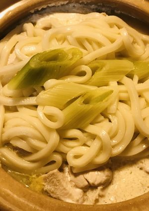 鍋の素●鶏肉＆ジャガイモの豆乳うどん鍋-レシピのメイン写真