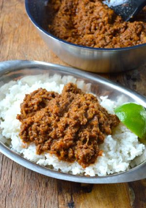 大根おろしと鰹節の和風キーマカレー-レシピのメイン写真
