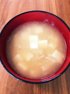 えのきと豆腐の味噌汁-レシピのメイン写真