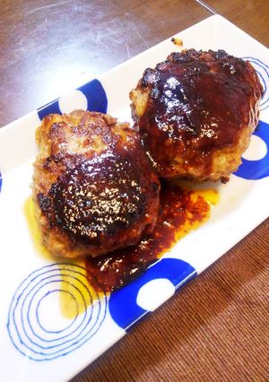 ガッツリ食べたい日のハンバーグ-レシピのメイン写真