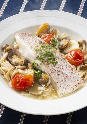 きのこと魚のアクアパッツァ-レシピのメイン写真