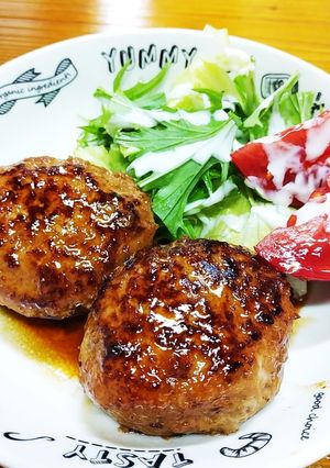 照り焼きハンバーグ-レシピのメイン写真