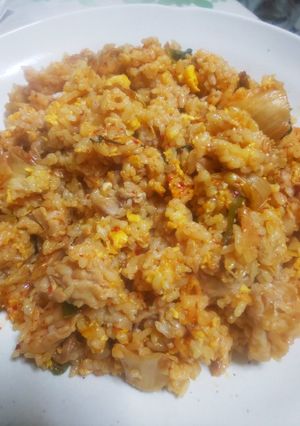 豚キムチ炒飯-レシピのメイン写真