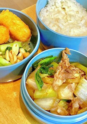 味ぽんで簡単弁当^_^ タロの弁当50-レシピのメイン写真