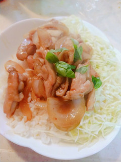ガパオライスっぽい、とり丼。-レシピのメイン写真