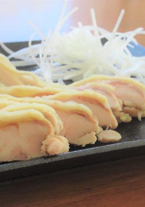 前菜におつまみに！昆布だしで！和風鶏ハム-レシピのメイン写真