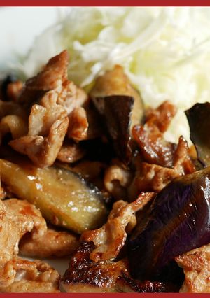 玉ねぎドレッシングで豚と茄子の炒め物！-レシピのメイン写真