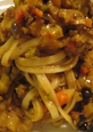 スパイシーカレー焼きうどん-レシピのメイン写真