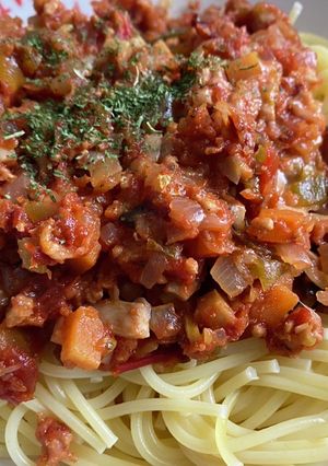 お野菜いっぱいミートソース-レシピのメイン写真