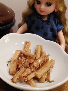 リカちゃん♡ごぼうのきんぴら(塩麹)-レシピのメイン写真