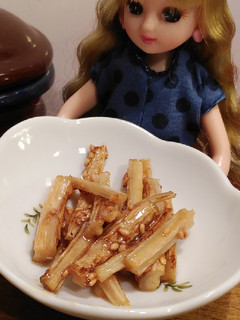 リカちゃん♡ごぼうのきんぴら(塩麹)-レシピのメイン写真
