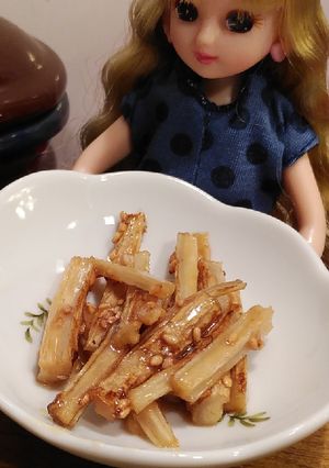 リカちゃん♡ごぼうのきんぴら(塩麹)-レシピのメイン写真