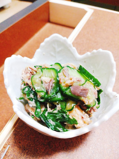 サバの梅昆布茶和え-レシピのメイン写真