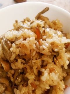 ずぼら鶏ゴボウの炊き込みご飯(覚え書き)-レシピのメイン写真