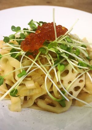 コンソメバターの秋色パスタ-レシピのメイン写真