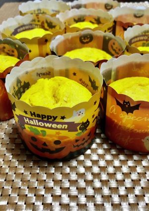 ハロウィンに！かぼちゃのマフィン-レシピのメイン写真