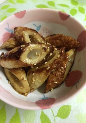 ウマウマちくわの甘辛炒め♪-レシピのメイン写真