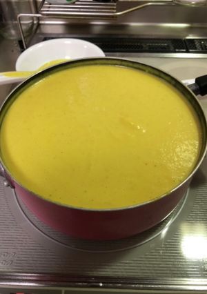カボチャのスープ1（バターナッツカボチャ-レシピのメイン写真
