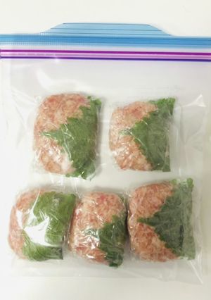 【下味冷凍】大葉味噌つくね-レシピのメイン写真