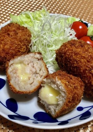 チーズ入りれんこんのコロッケ-レシピのメイン写真