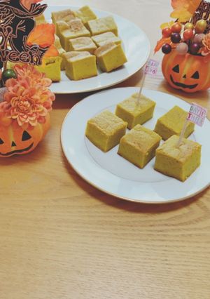 ハロウィンかぼちゃケーキ-レシピのメイン写真
