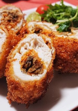 鶏ささみの人参ごぼう巻きフライ-レシピのメイン写真