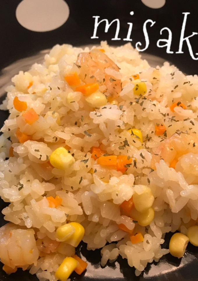 炊飯器☆de☆簡単エビピラフ-レシピのメイン写真