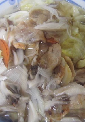 豚肉と野菜たっぷりうどん-レシピのメイン写真