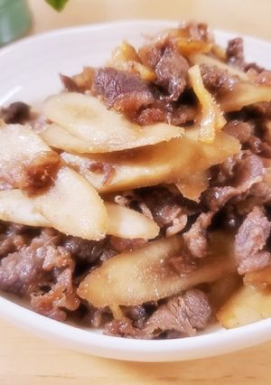 牛肉とごぼうの甘辛しぐれ煮♡-レシピのメイン写真