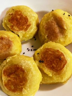 フライパンで簡単!焼スイートポテト!-レシピのメイン写真