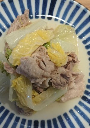 超お手抜き☆簡単！豚だし白菜煮-レシピのメイン写真