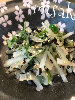 シャキシャキ大根と大葉☆塩昆布和え-レシピのメイン写真