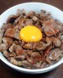 高タンパク低カロリーの砂ギモ丼