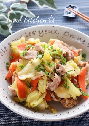 豚肉と野菜の塩麹炒め-レシピのメイン写真