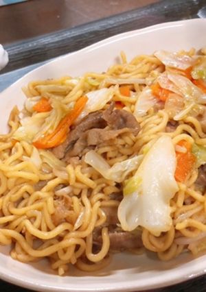 野菜モリモリ大盛り焼きそば！-レシピのメイン写真