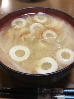 ちくわともやしの味噌汁-レシピのメイン写真