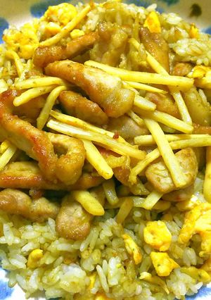 肉絲炒飯◎お手軽食材と唐揚げ粉で簡単-レシピのメイン写真