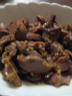 砂肝の醤油炒め-レシピのメイン写真