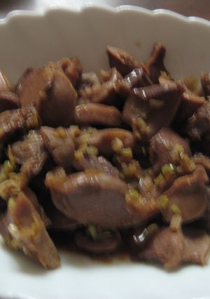 砂肝の醤油炒め-レシピのメイン写真