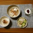 ヨウサマの減塩カニかまの豆腐あんかけ
