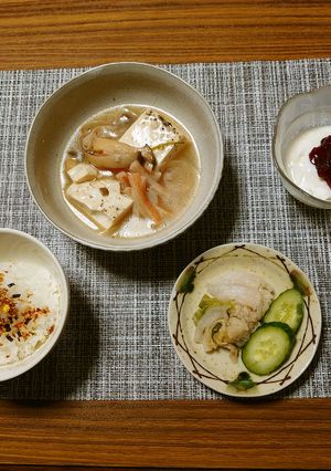 ヨウサマの減塩カニかまの豆腐あんかけ-レシピのメイン写真
