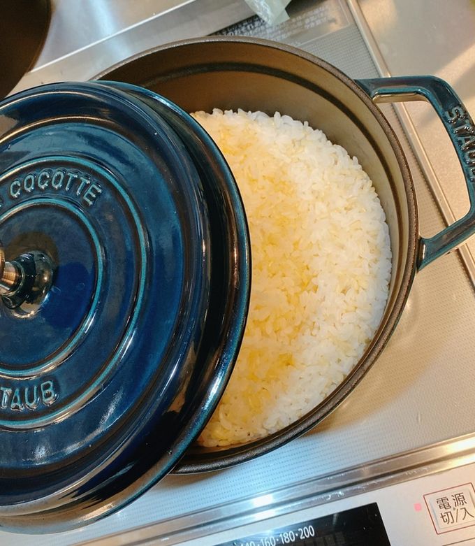 白米2:玄米1 計3合の無水鍋で炊飯！ by __kikilala 【クックパッド