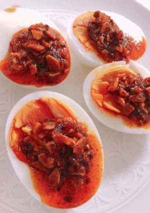半熟卵の食べラーのせ-レシピのメイン写真