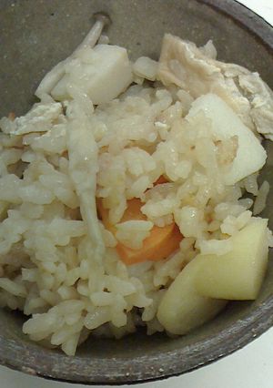マコモダケの炊き込みごはん-レシピのメイン写真