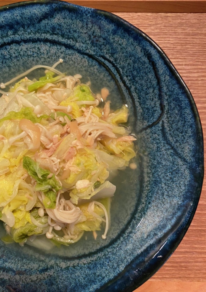 松茸のお吸い物で♫白菜とエノキのうま煮-レシピのメイン写真