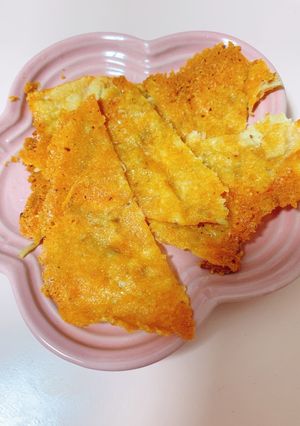 パリパリえのきチーズせんべい-レシピのメイン写真