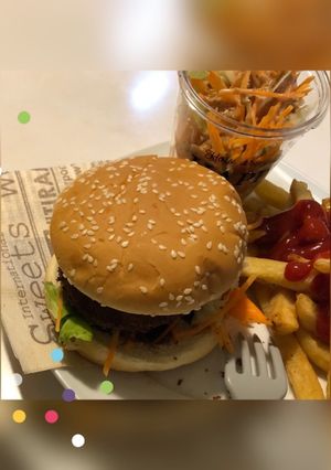 おうちカフェ　グルメバーガーver-レシピのメイン写真