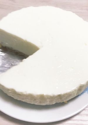 水切りヨーグルトでレアチーズケーキ風-レシピのメイン写真