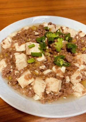 簡単♡ご飯がすすむ辛くない甘辛麻婆豆腐！-レシピのメイン写真