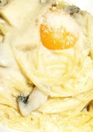 薬膳牡蠣のカルボナーラ-レシピのメイン写真